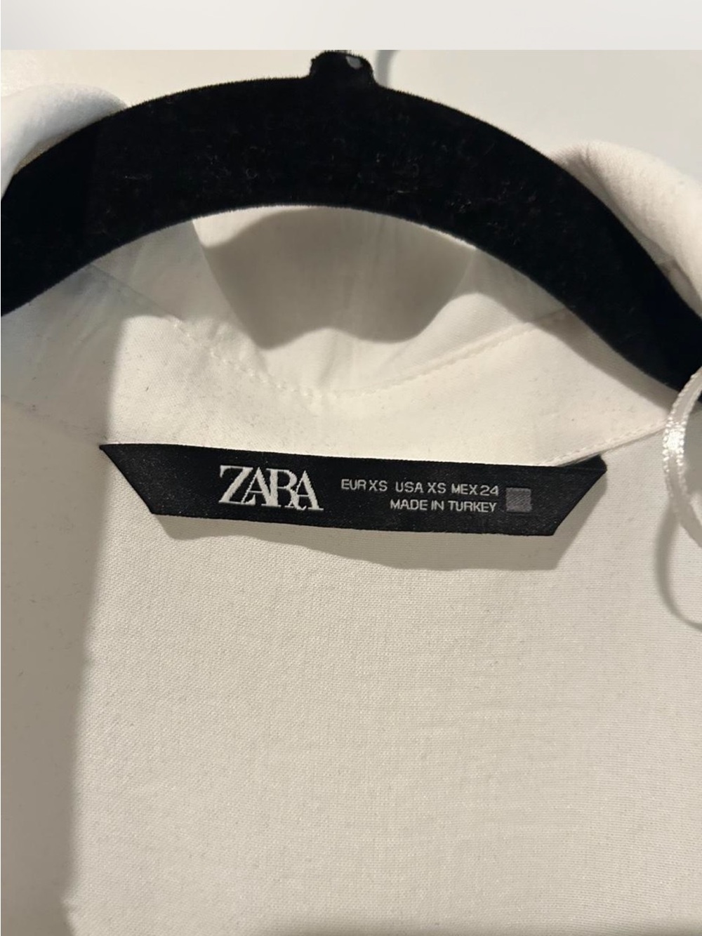 Zara white Pleated midi Dress - Picture 6 of 8